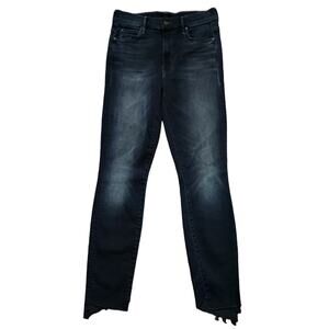 Mother The Stunner Zip Two Step Fray Last Call Jeans Size 26